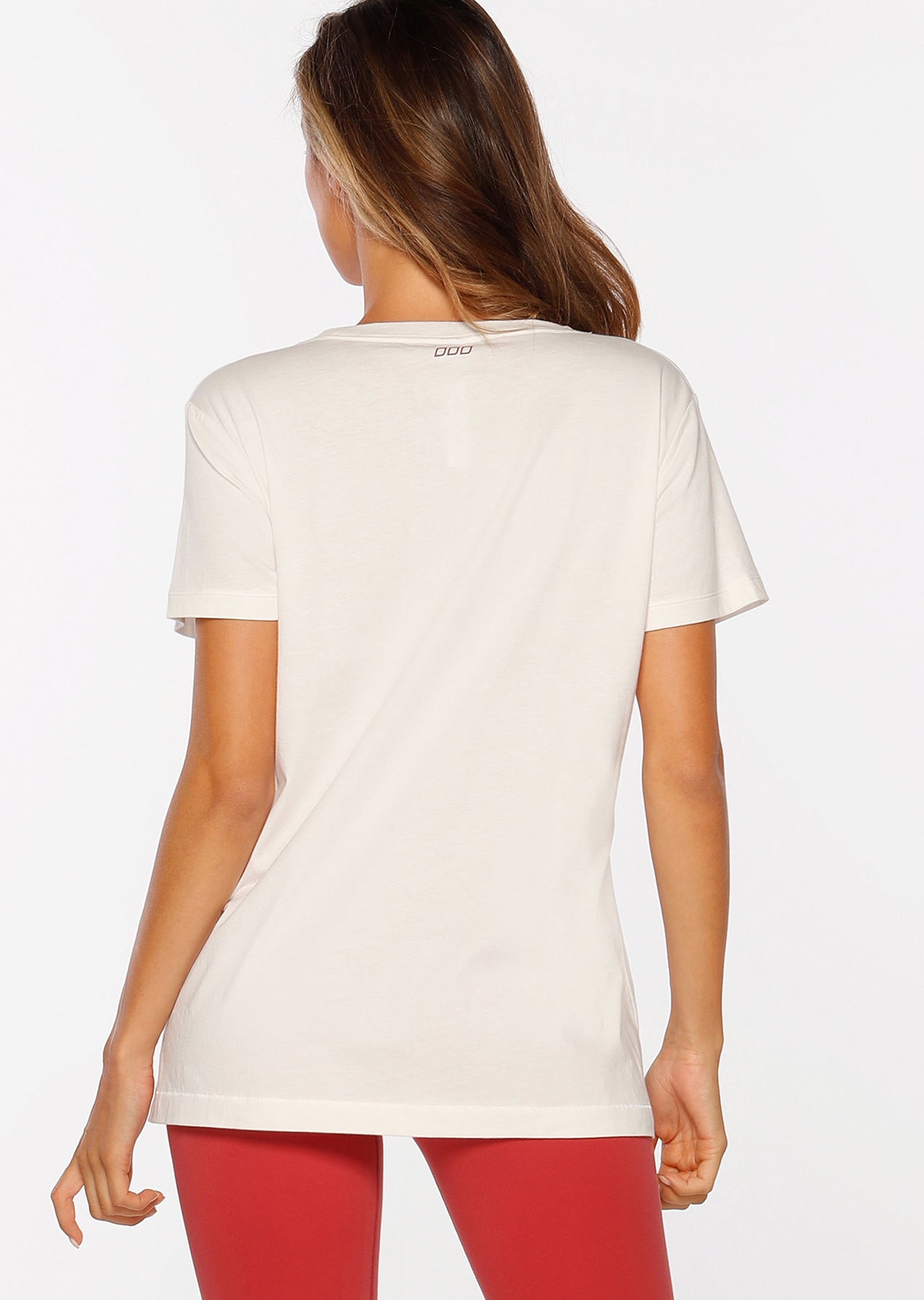 Lorna Jane Authentic LJ Tee - Cream