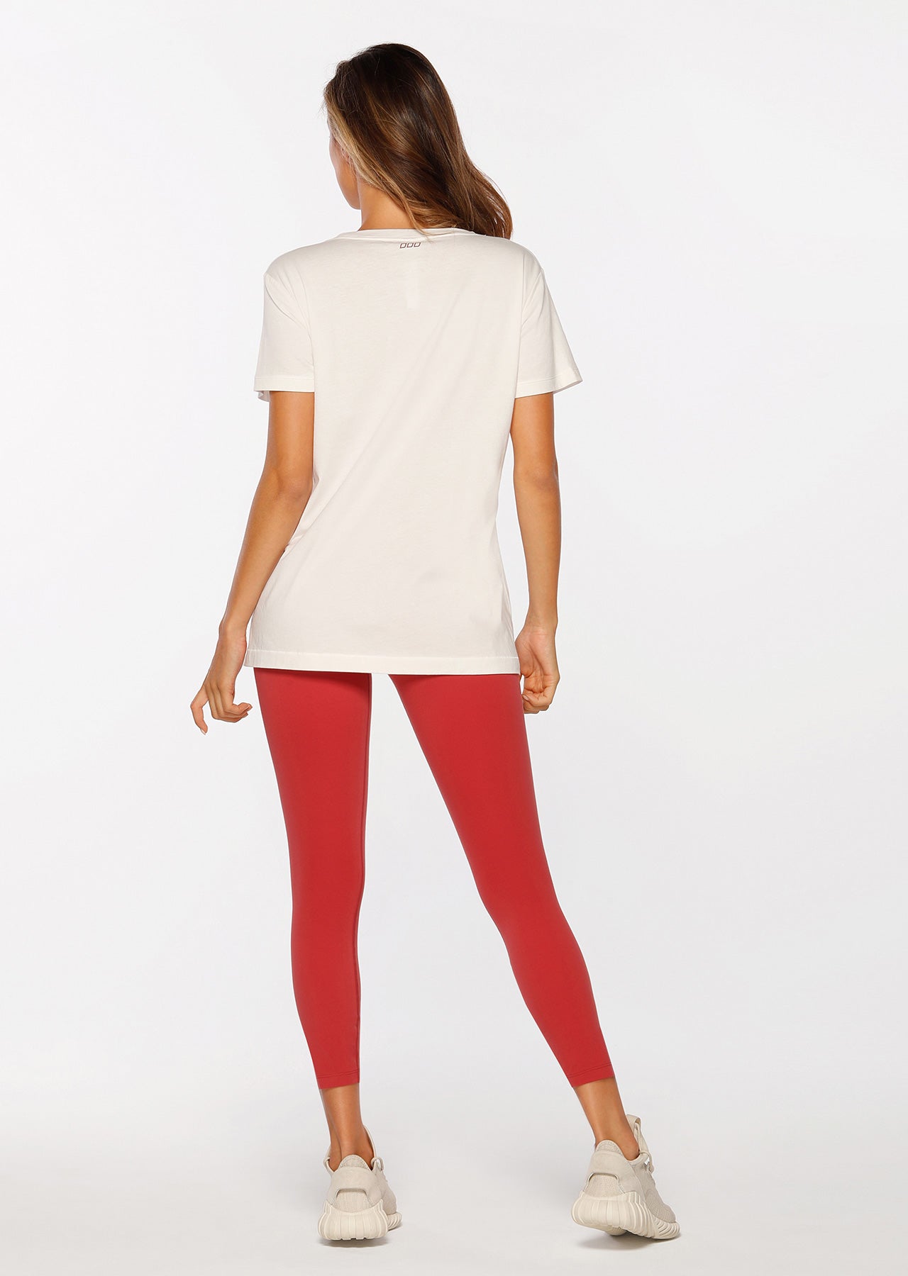 Lorna Jane Authentic LJ Tee - Cream