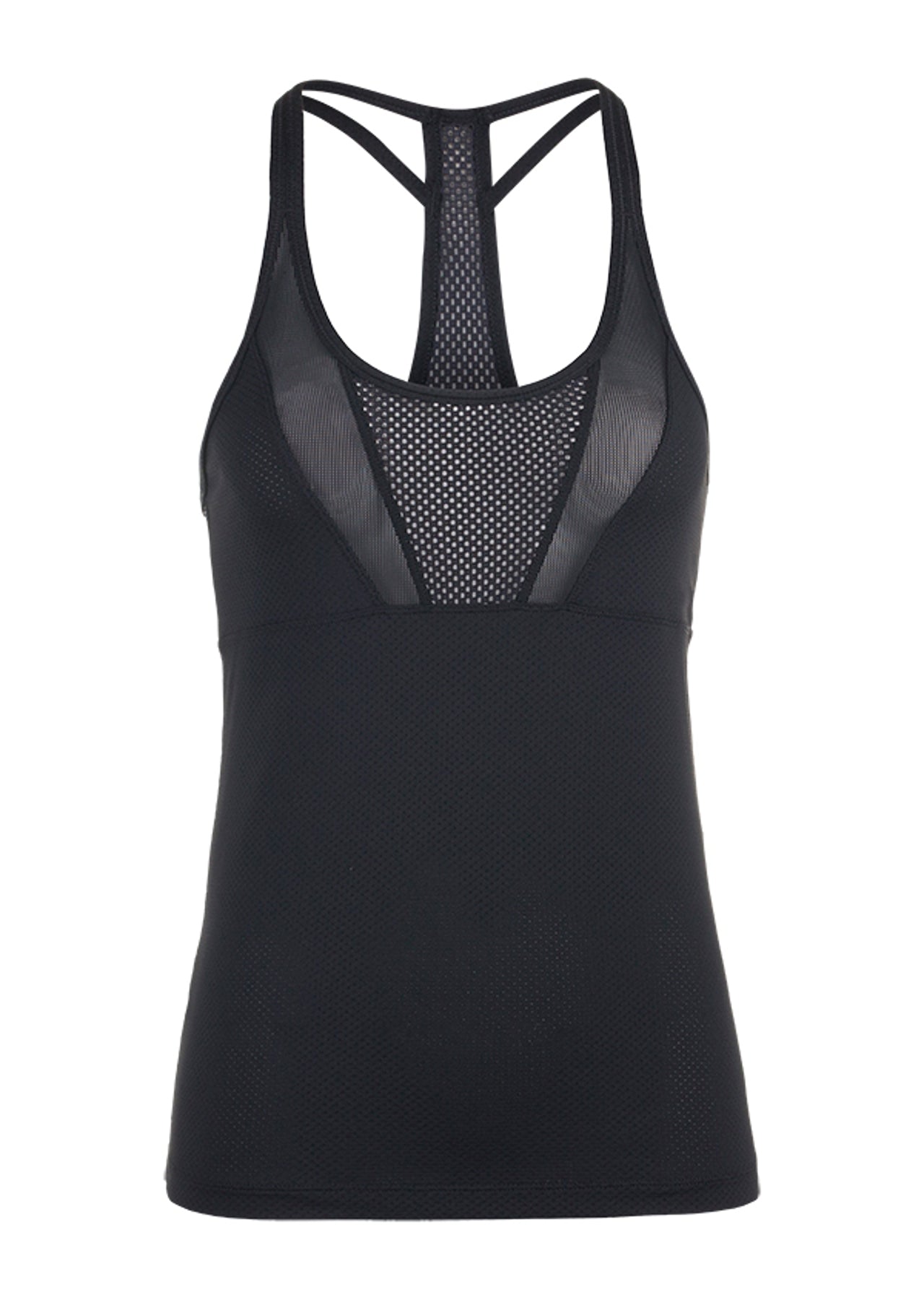 Lorna Jane Axis Excel Mesh Tank - Black