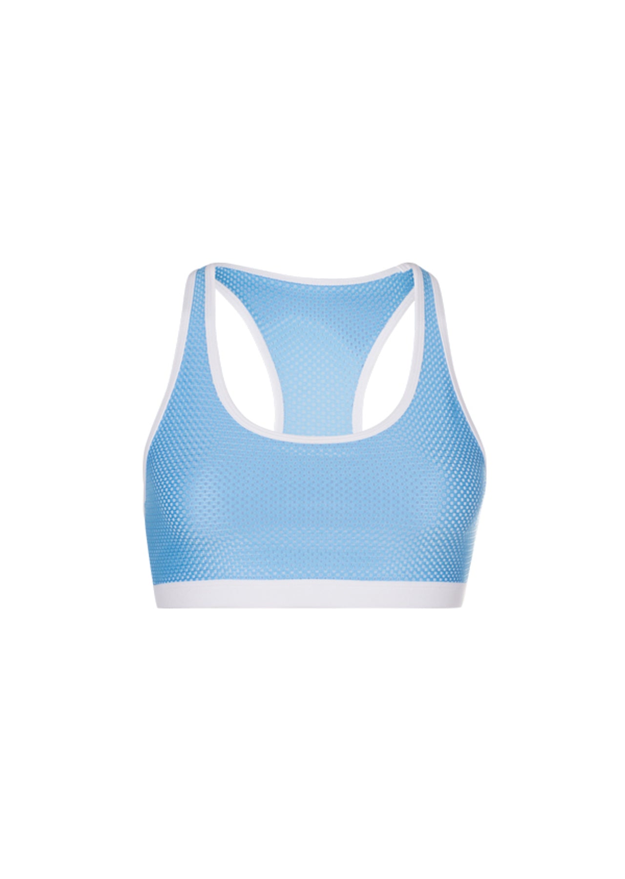 Lorna Jane Bailey Sports Bra - Breeze Blue/White