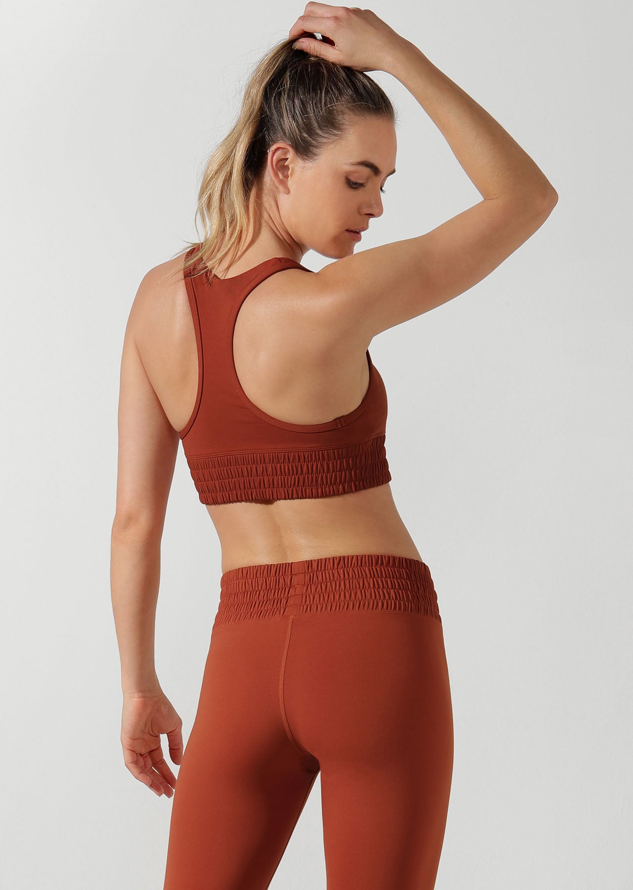 Lorna Jane Balboa Sports Bra - Dark Rust