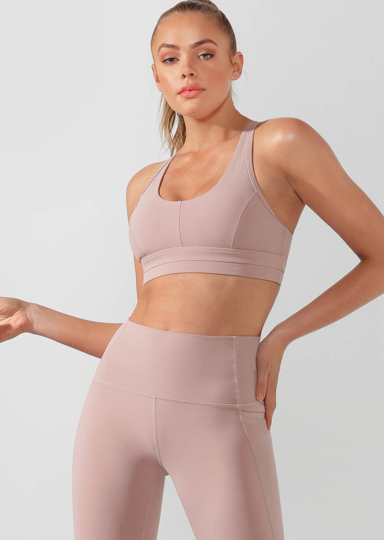 Lorna Jane Ballerina Babe Sports Bra - Dawn