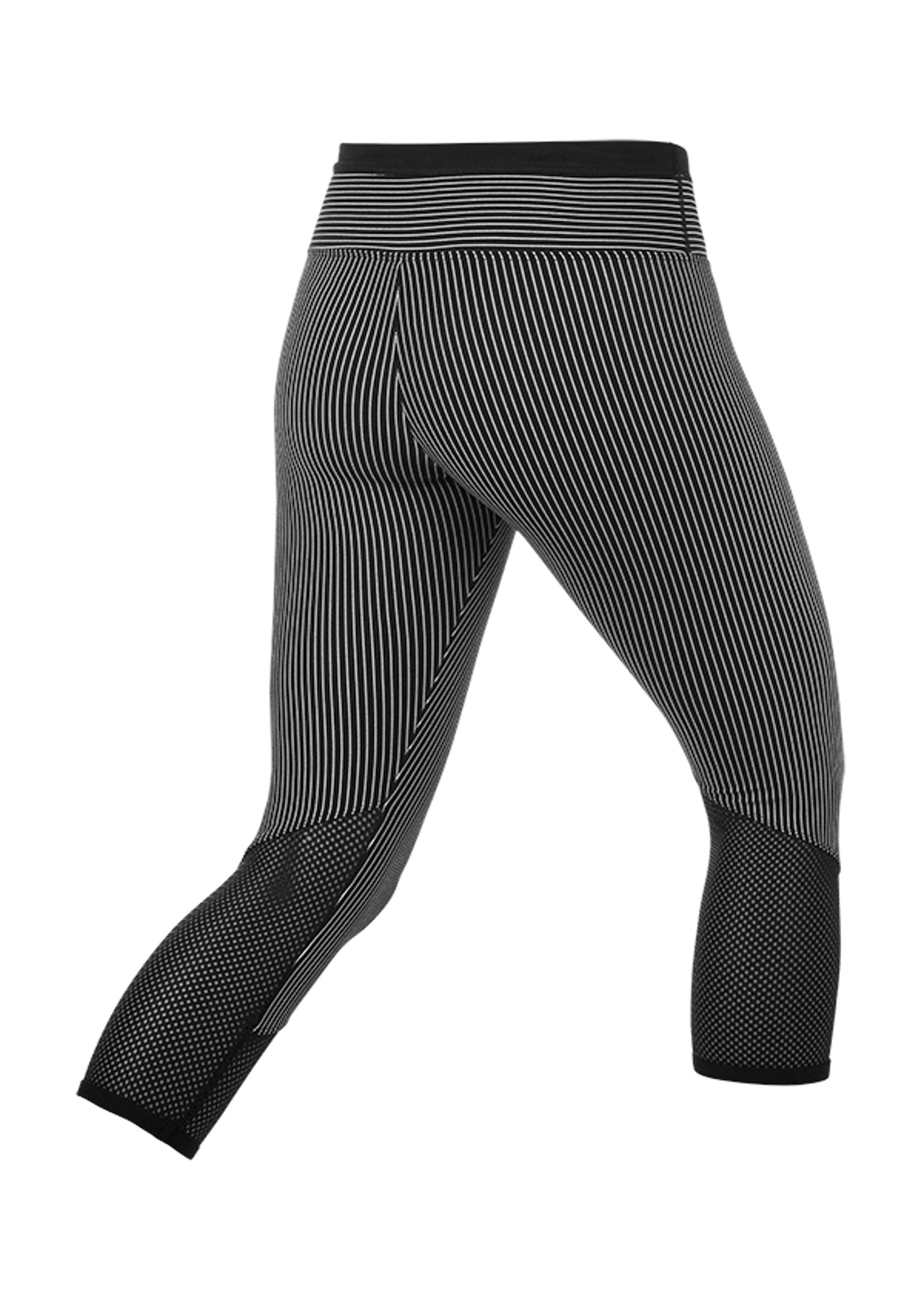 Lorna Jane Bambini 7/8 Tight - Black/White Stripe