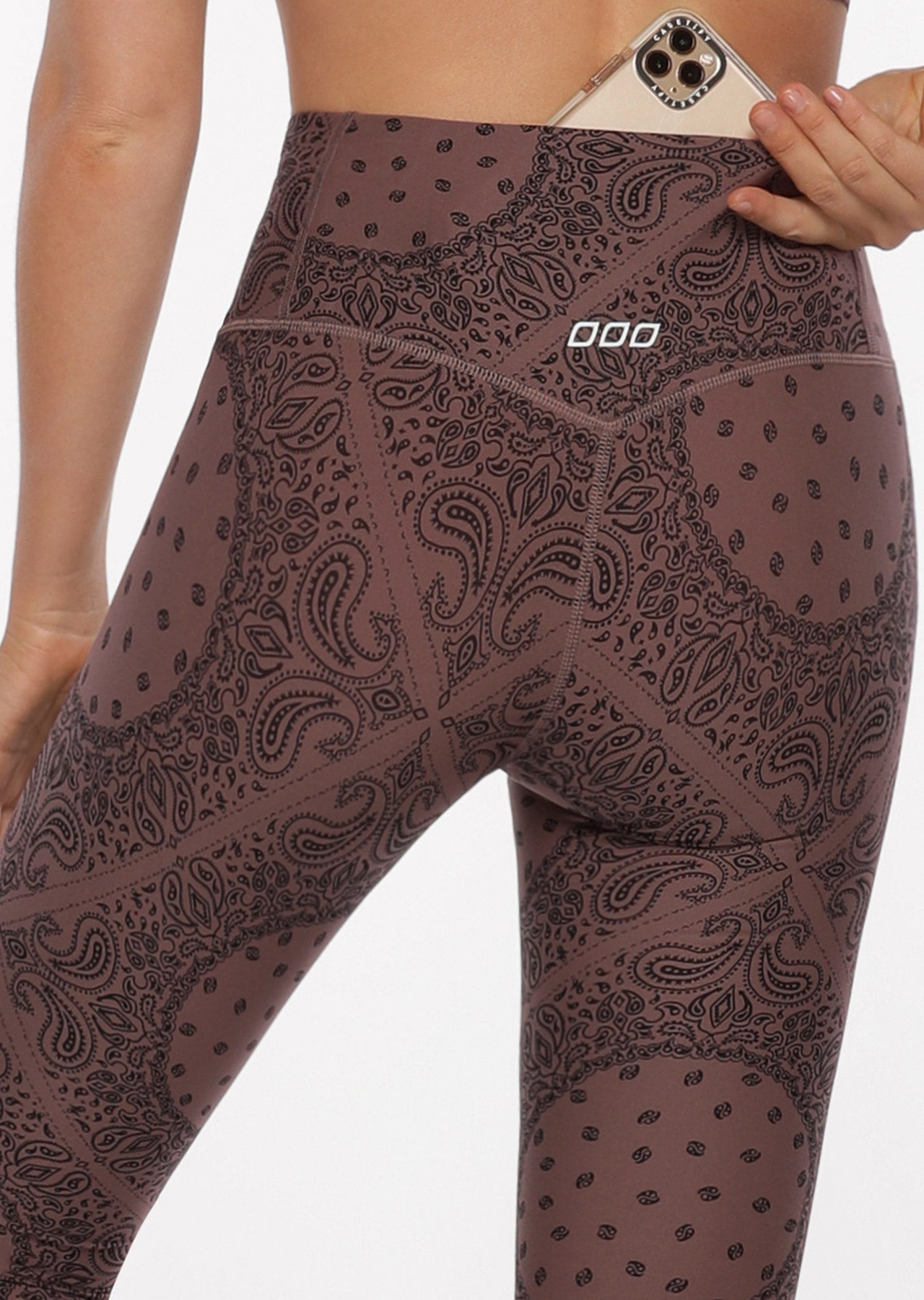 Lorna Jane Bandana Booty Shaper Full Length Leggings - Bandana Print