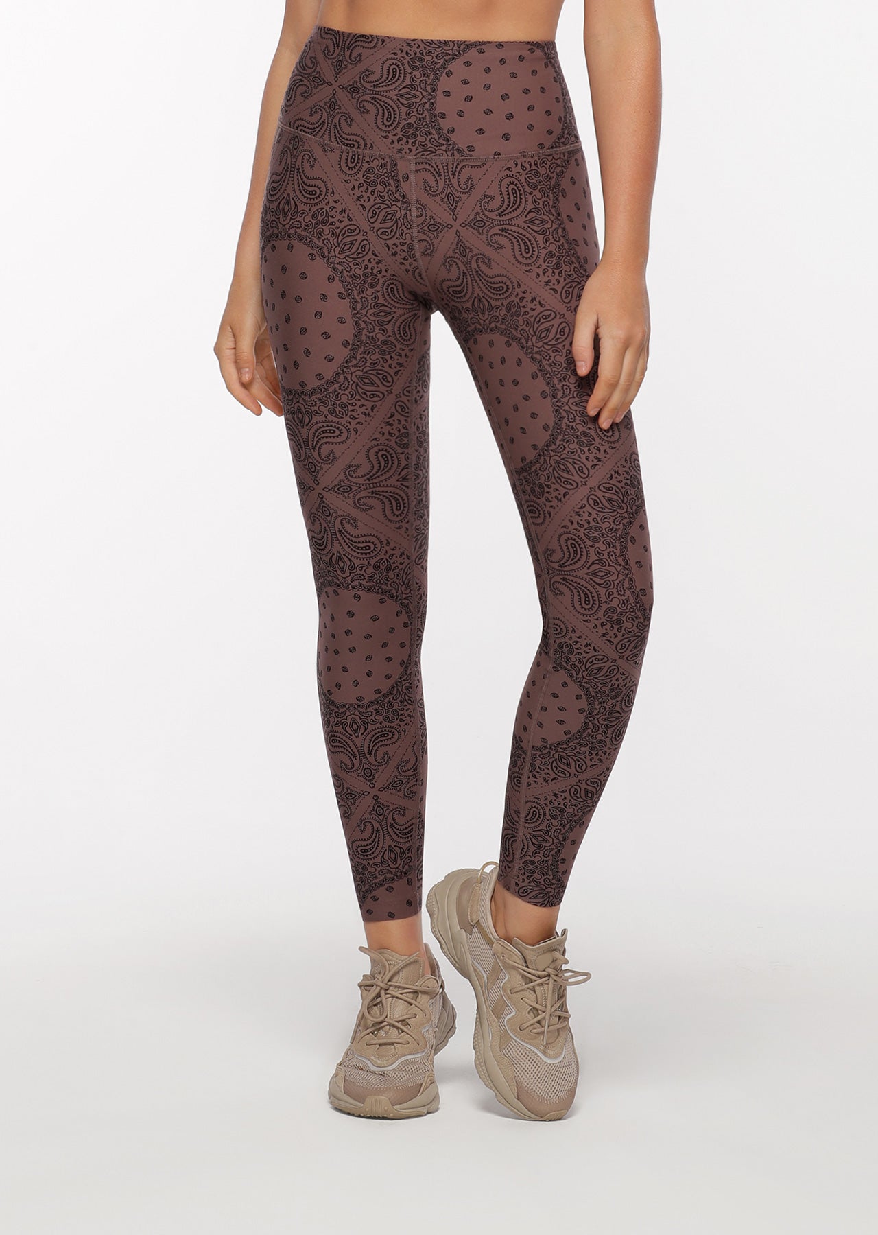 Lorna Jane Bandana Booty Shaper Full Length Leggings - Bandana Print