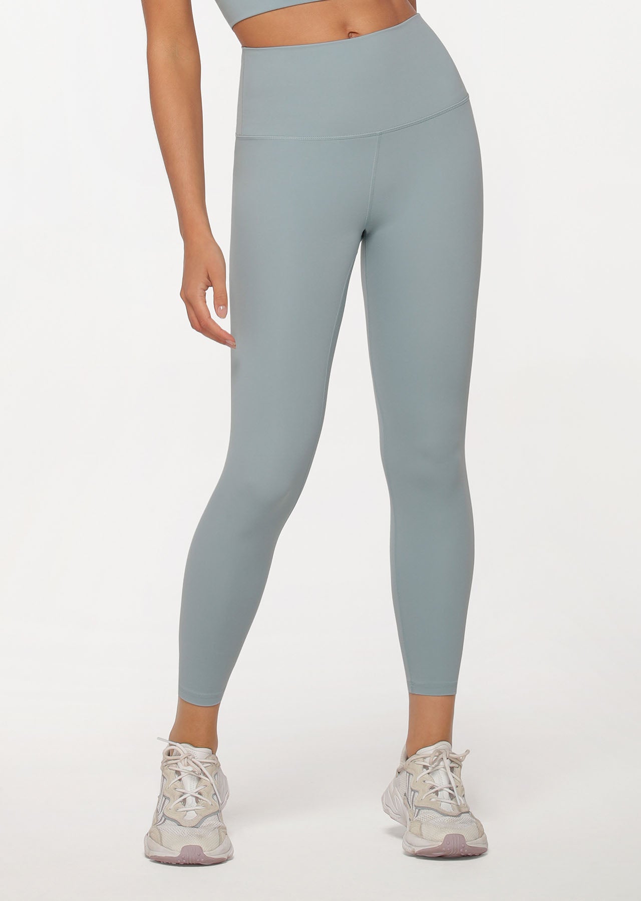 Lorna Jane Bare Minimum Ankle Biter Leggings - Mirror Blue