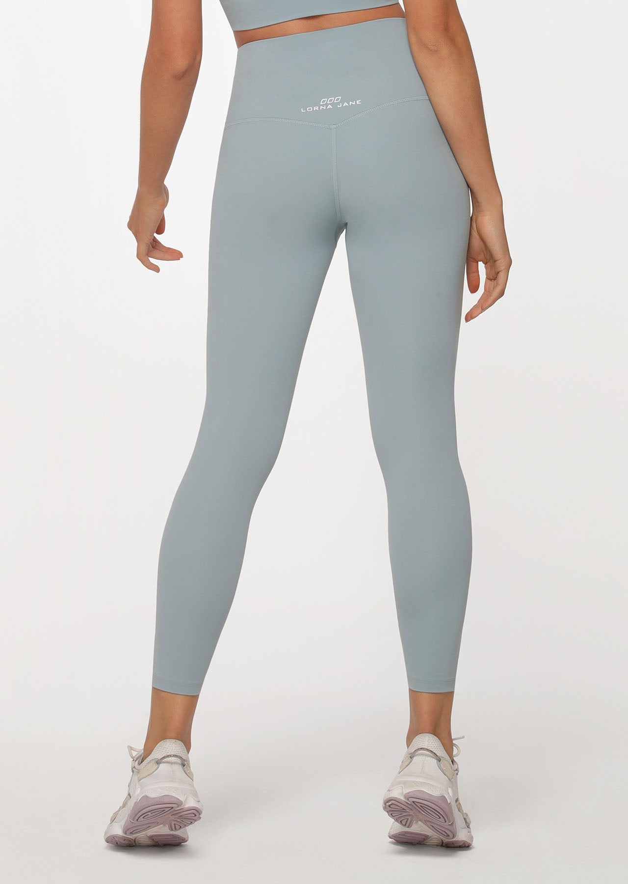 Lorna Jane Bare Minimum Ankle Biter Leggings - Mirror Blue