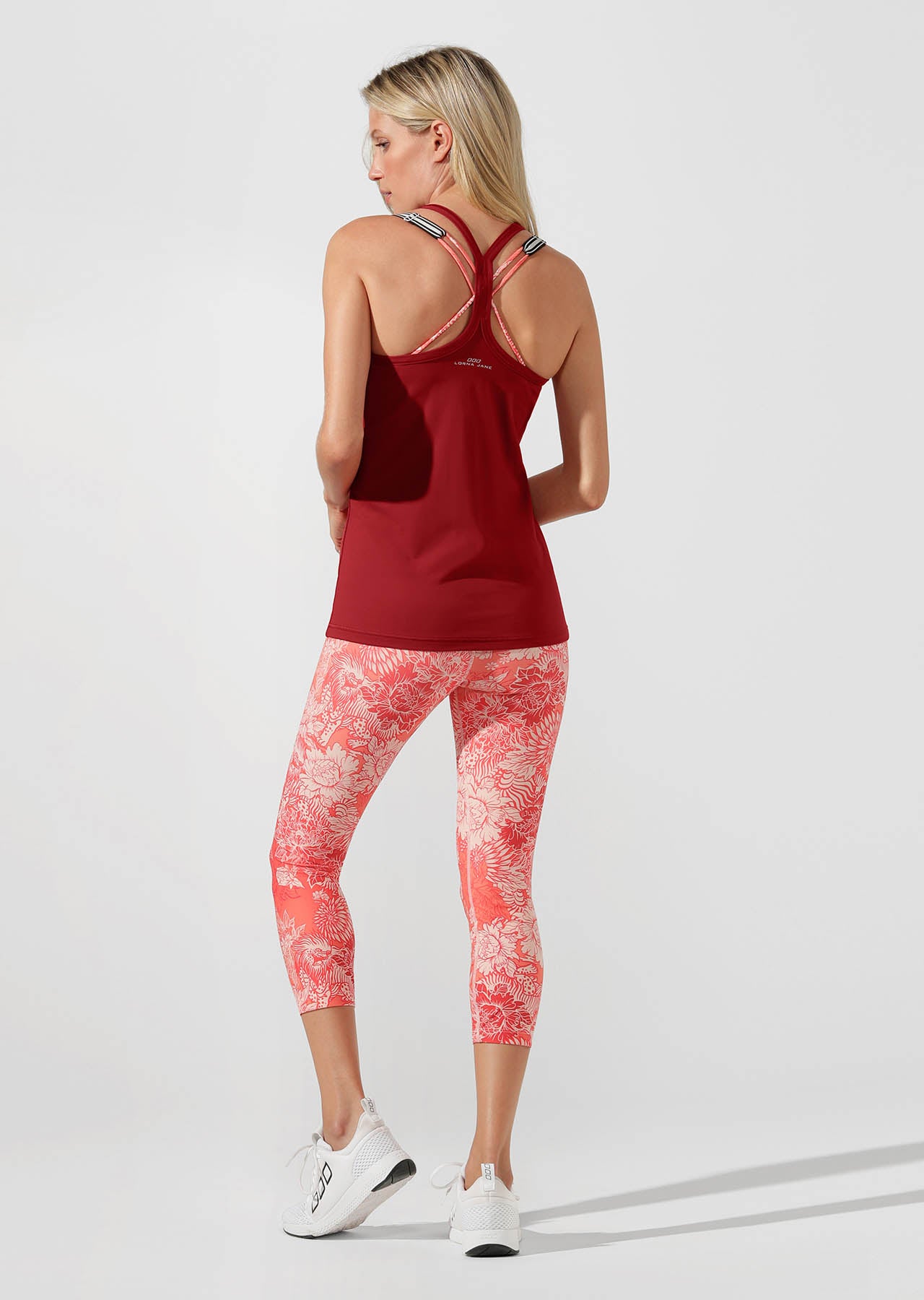 Lorna Jane Bare Minimum Performance Tank - Dark Red