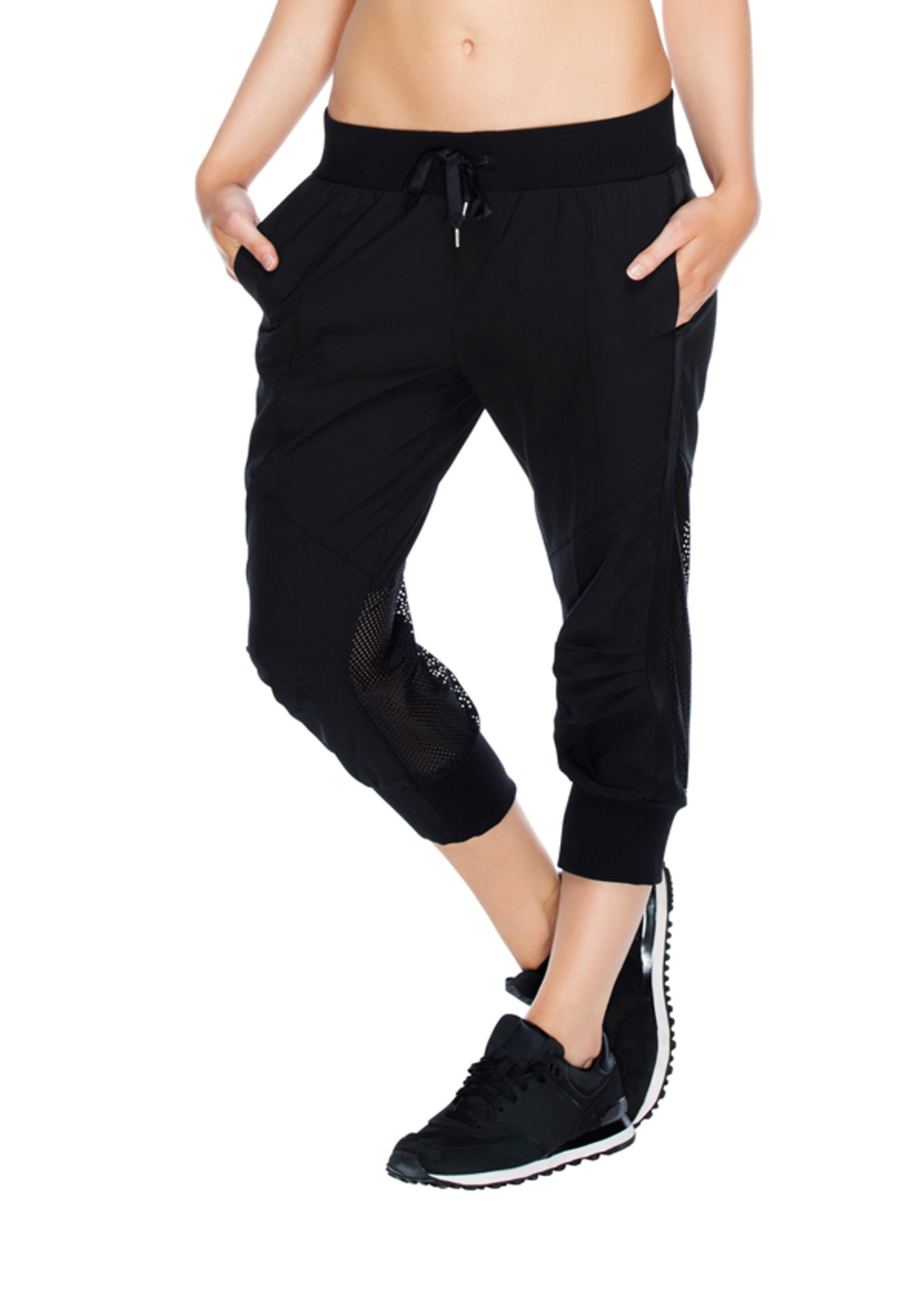 Lorna Jane Barre Active 3/4 Pant - Black