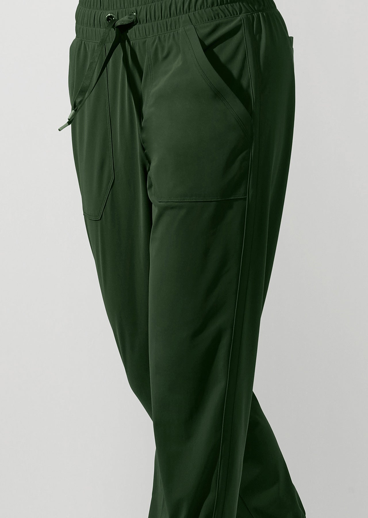 Lorna Jane Barre Ankle Biter Active Pant - Fig Green