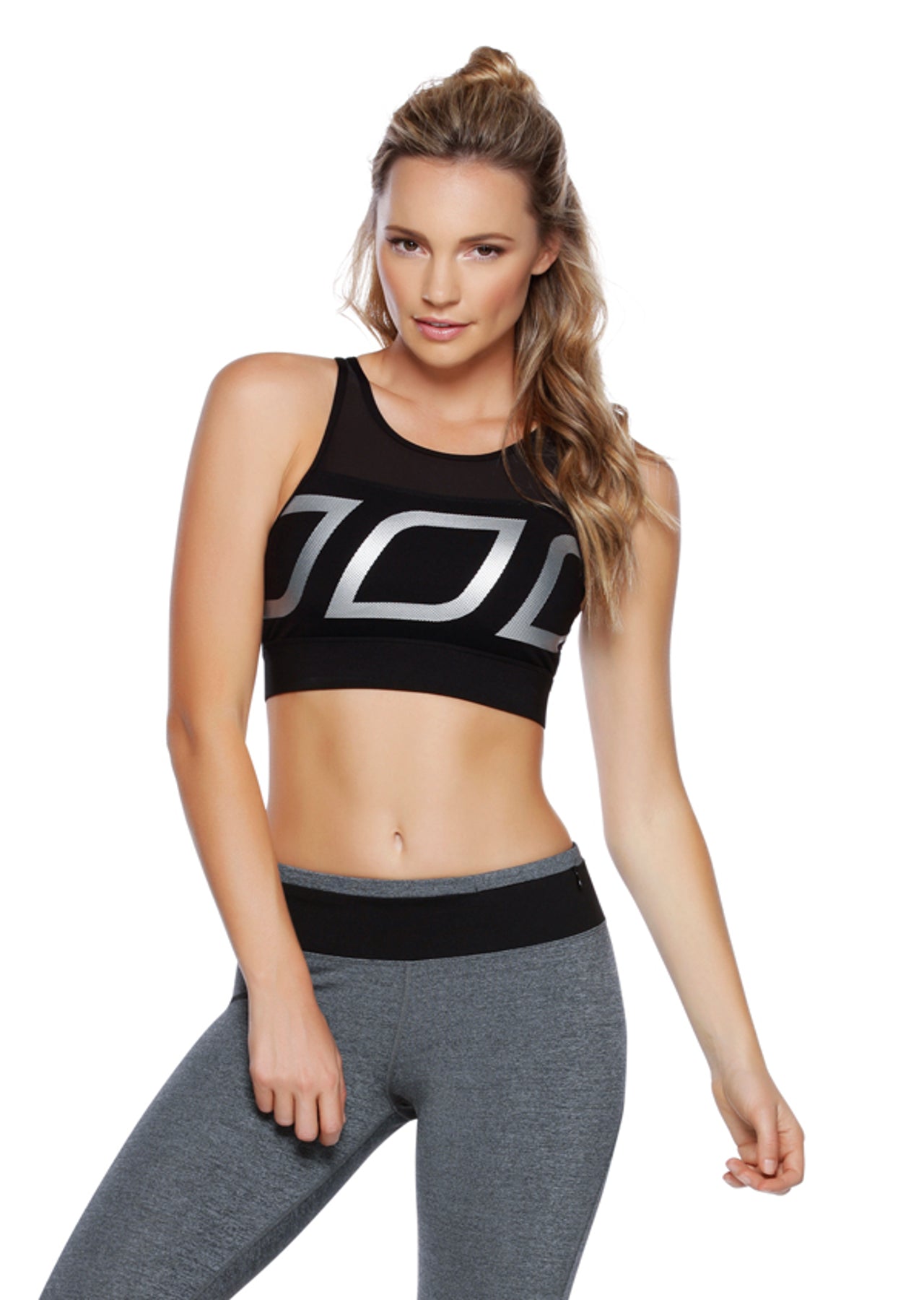 Lorna Jane Be Seen Sports Bra - Black