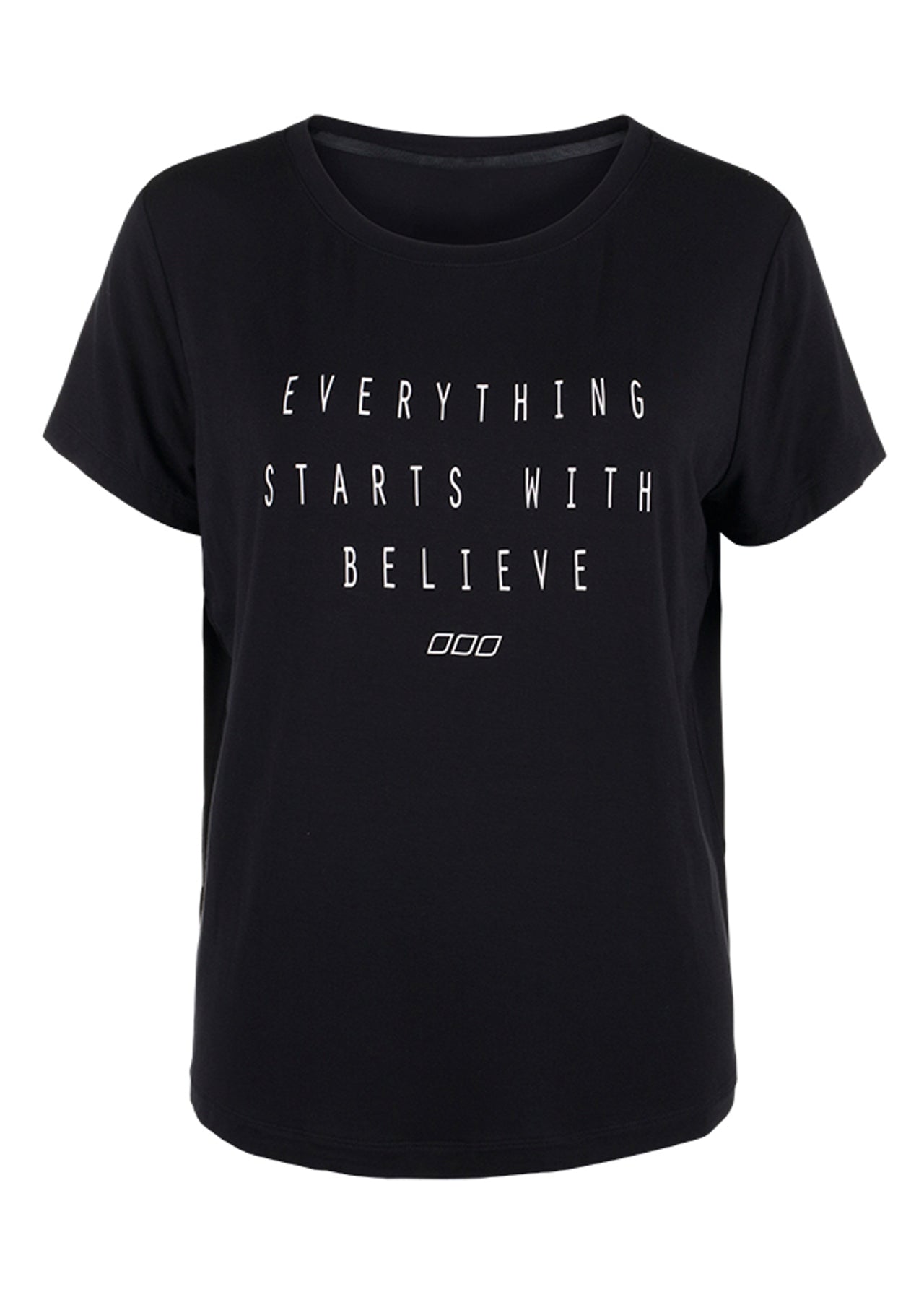 Lorna Jane Believe Lifestyle Top - Black