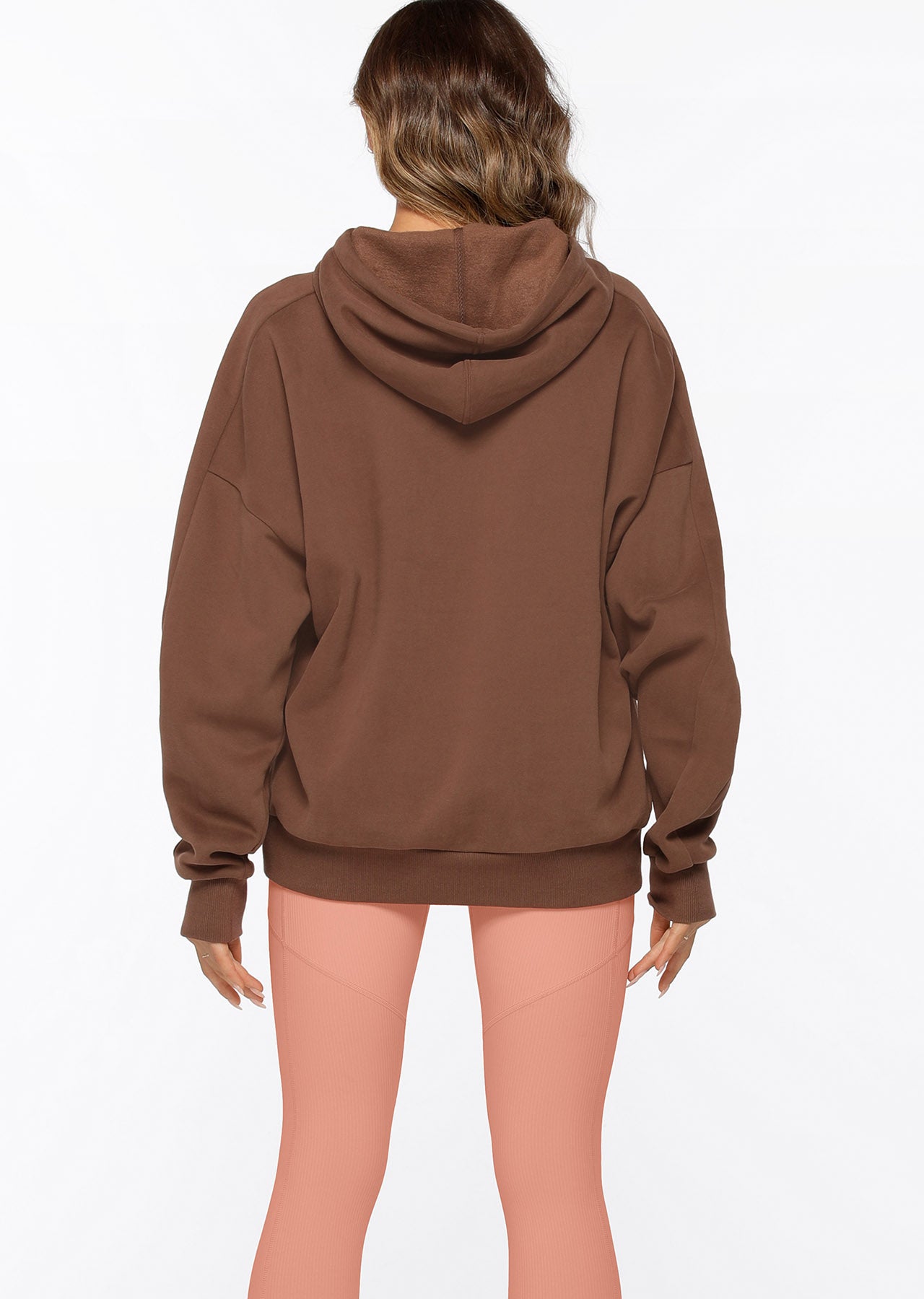 Lorna Jane Benchwarmer Oversized Hoodie - Chocolate