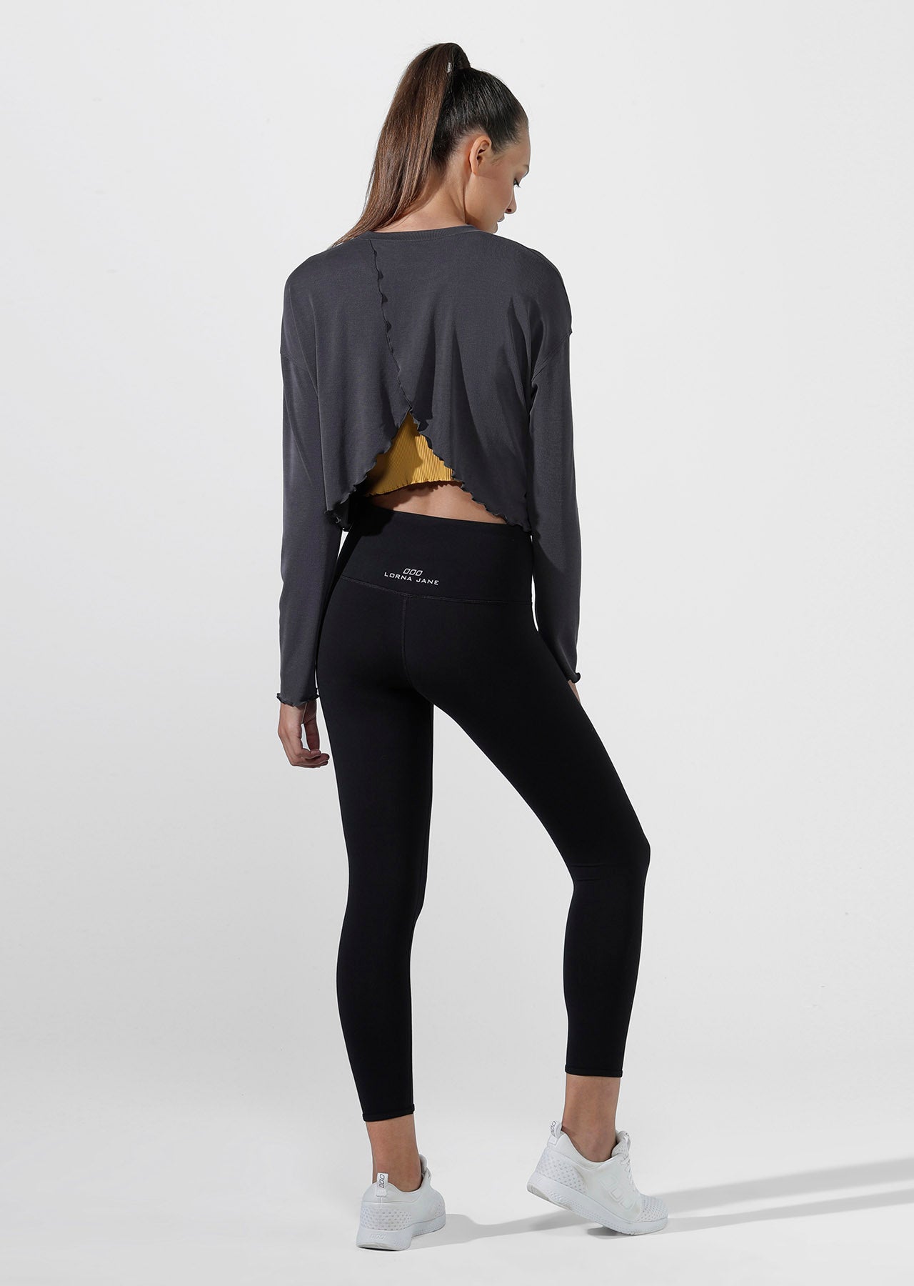 Lorna Jane Bliss Long Sleeve Top - Titanium