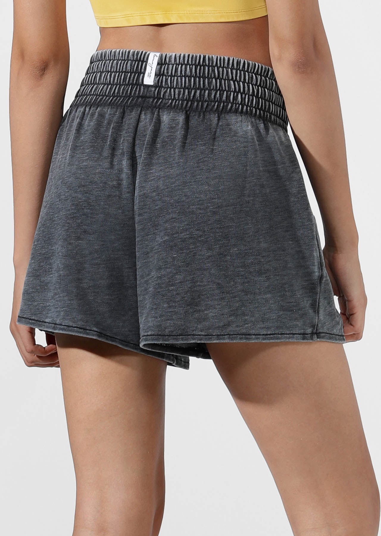 Lorna Jane Bliss Lounge Short - Washed Out Black