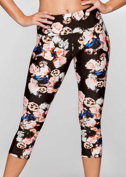 Lorna Jane Blossom Active Core 7/8 Tight - Gothic Blossom Print