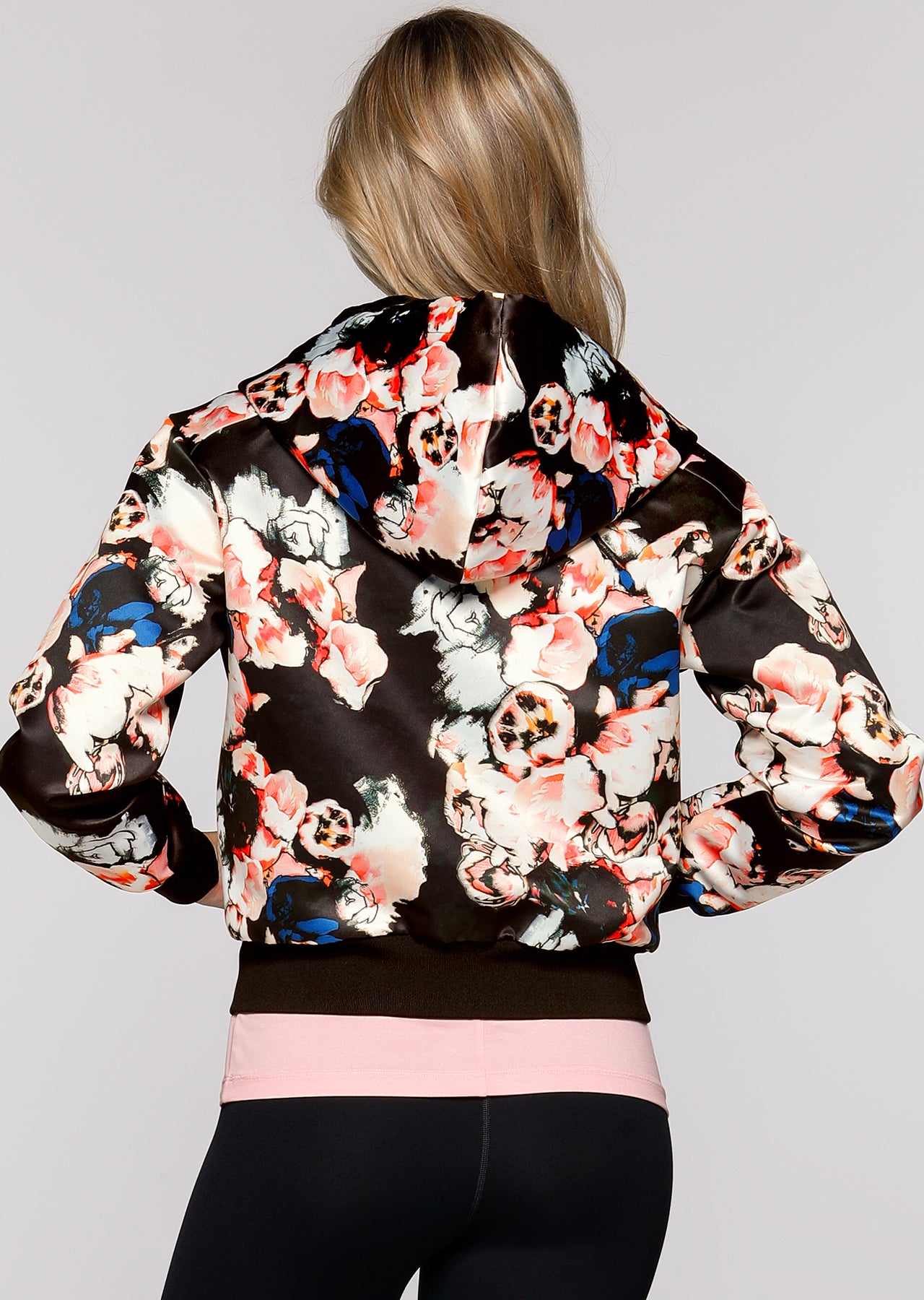 Lorna Jane Blossom Bomber Jacket - Gothic Blossom Print