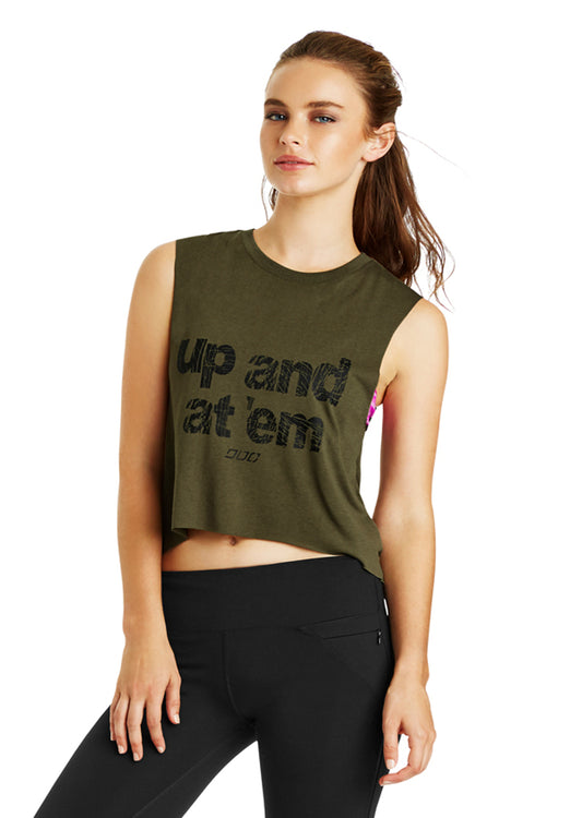 Lorna Jane Bodylicious Tank - Khaki