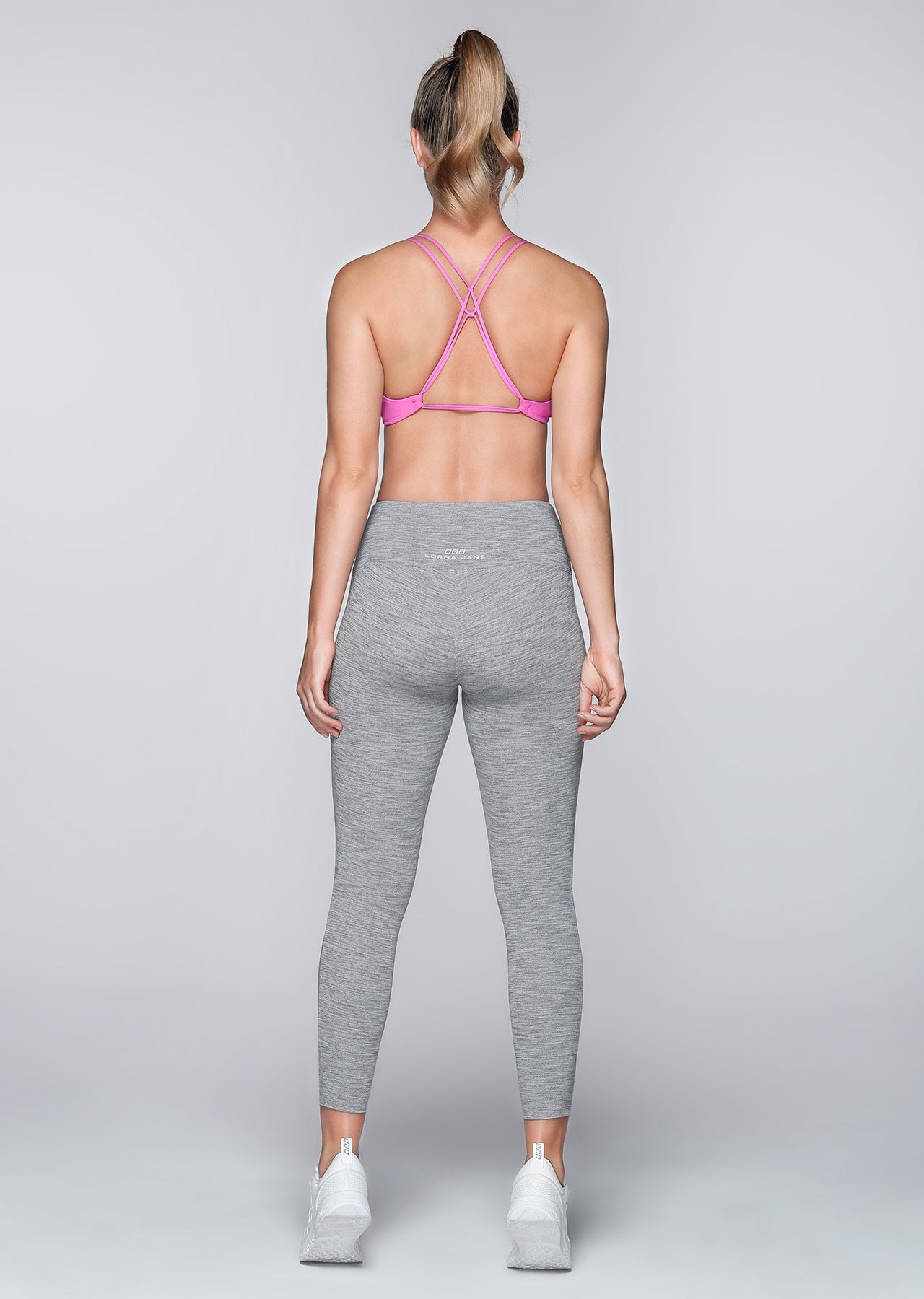 Lorna Jane Bohdi Yoga Bra - Grape Sorbet