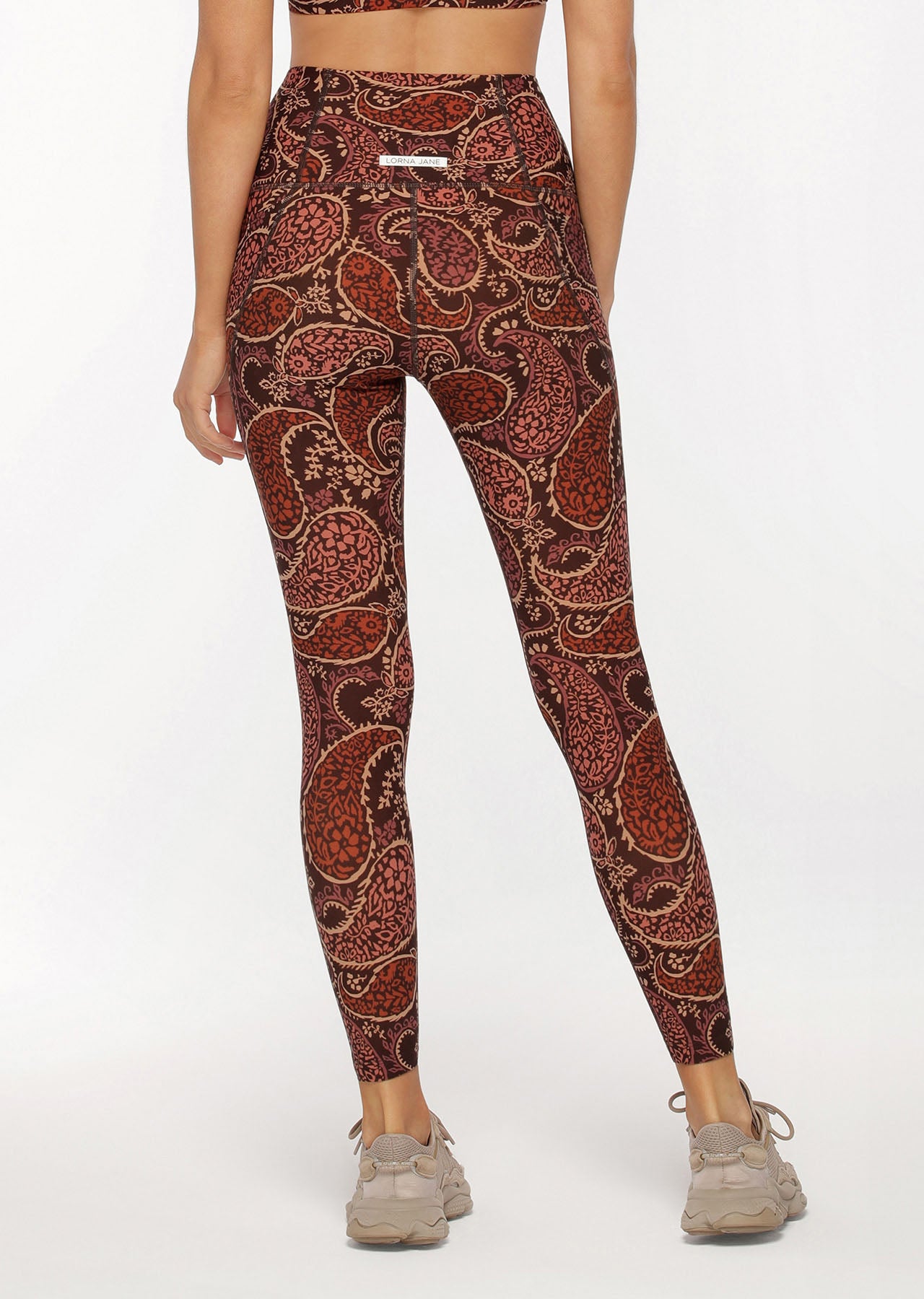 Lorna Jane Boheme No Ride Ankle Biter Leggings - Boheme Print