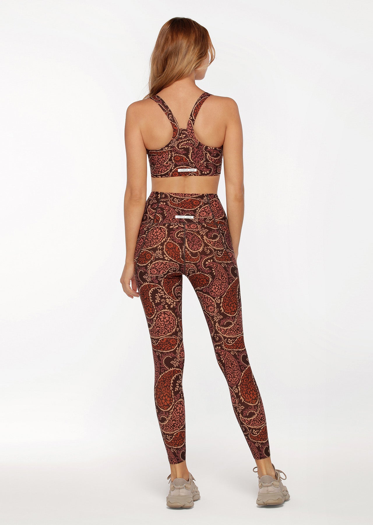 Lorna Jane Boheme No Ride Ankle Biter Leggings - Boheme Print