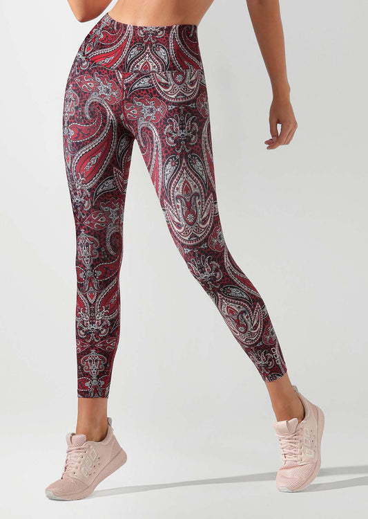 Lorna Jane Bohemian Core Ankle Biter Tight - Bohemian Print