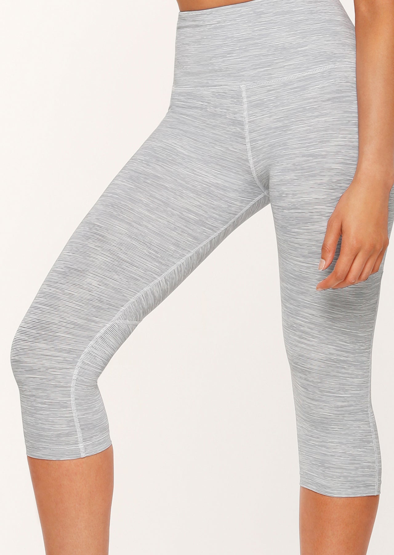 Lorna Jane Booty Support 3/4 Tight - Mixed Grey Marl