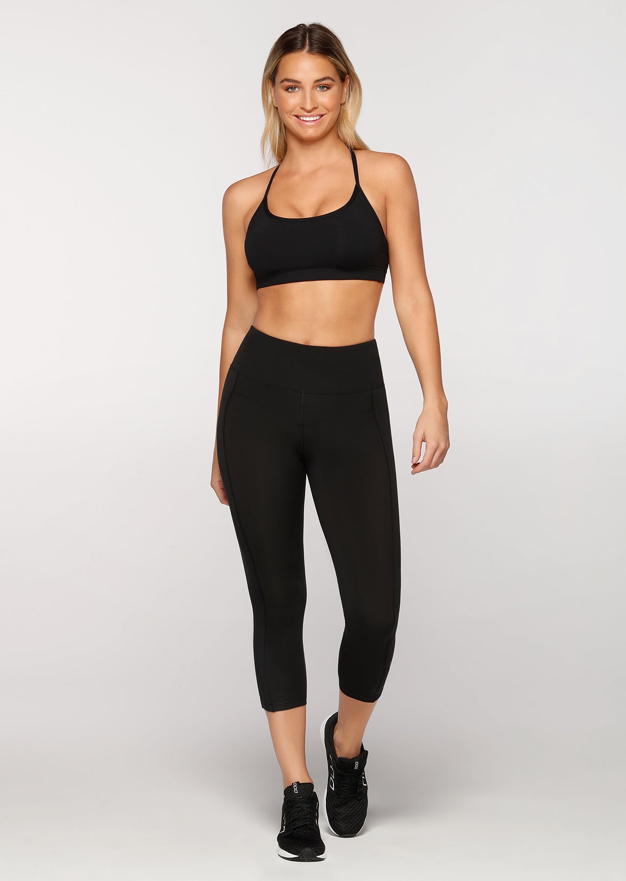 Lorna Jane Booty Support 7/8 Tight - Black