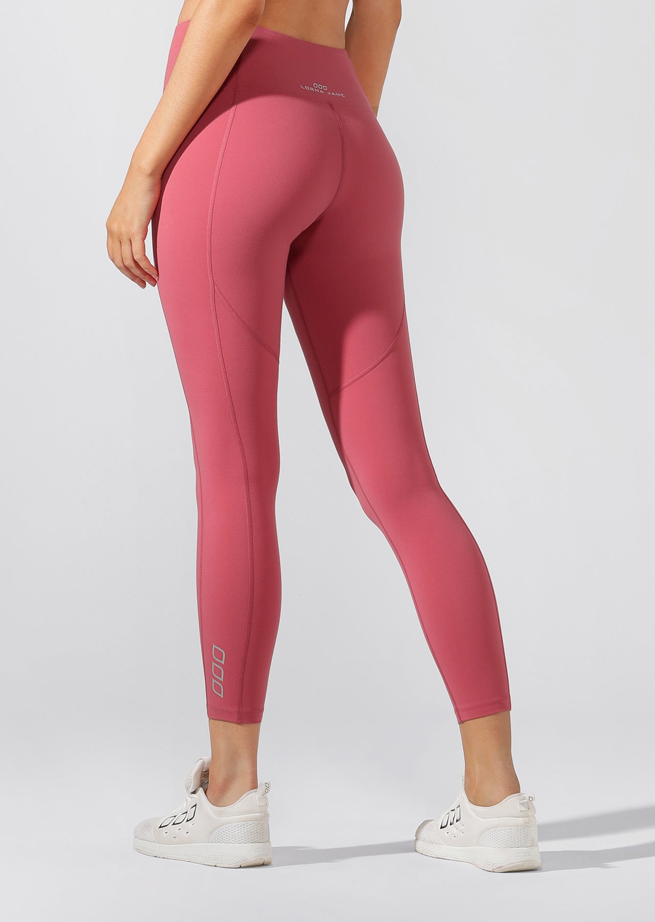 Lorna Jane Booty Support Ankle Biter Leggings - Raspberry Sorbet