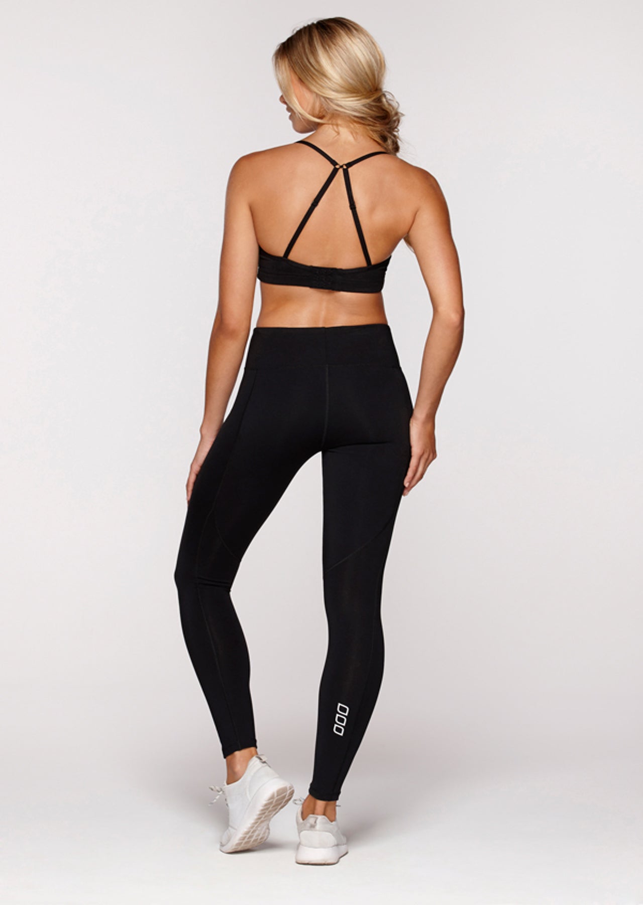 Lorna Jane Booty Support F/L Tight - Black