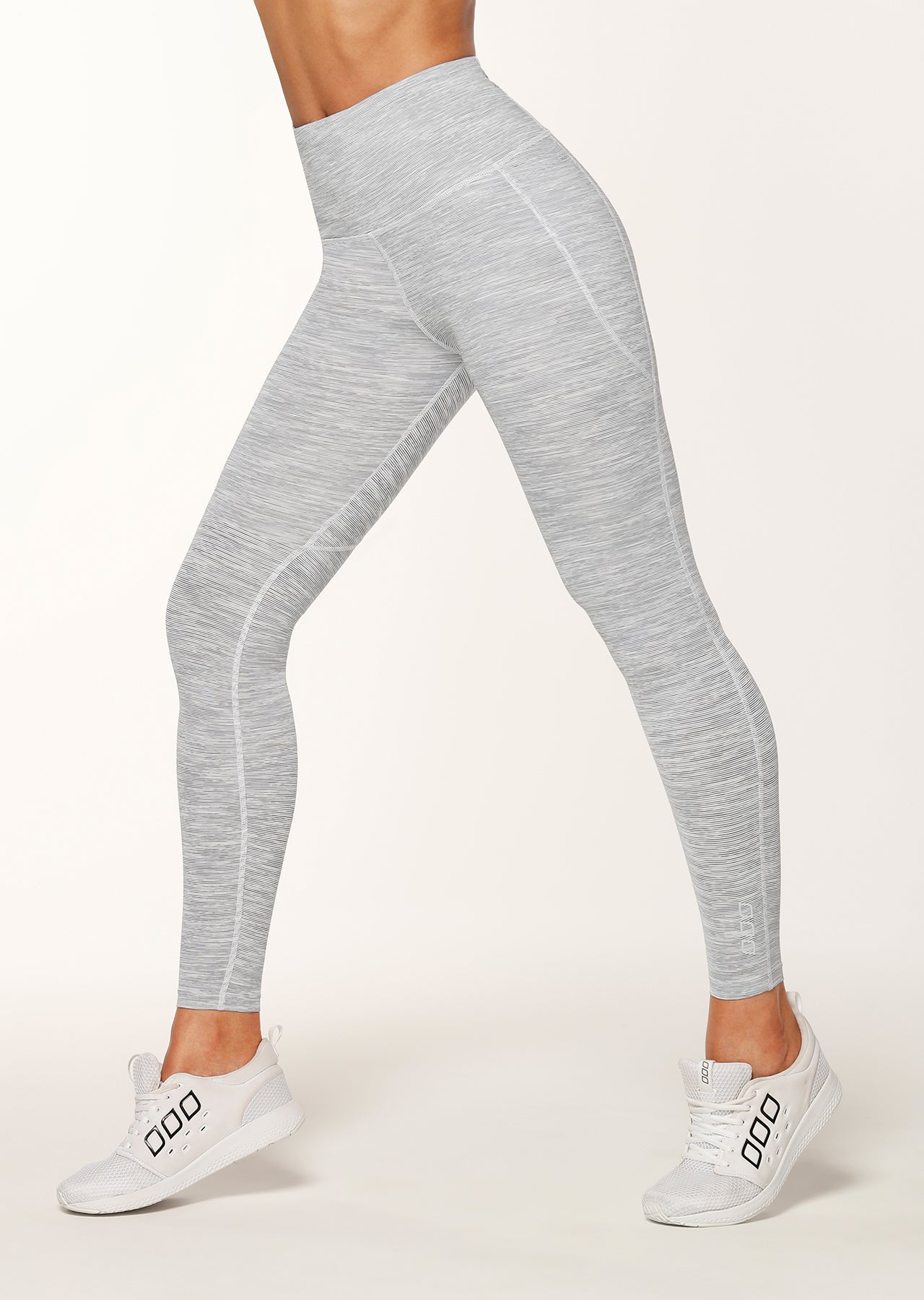 Lorna Jane Booty Support F/L Tight - Mixed Grey Marl