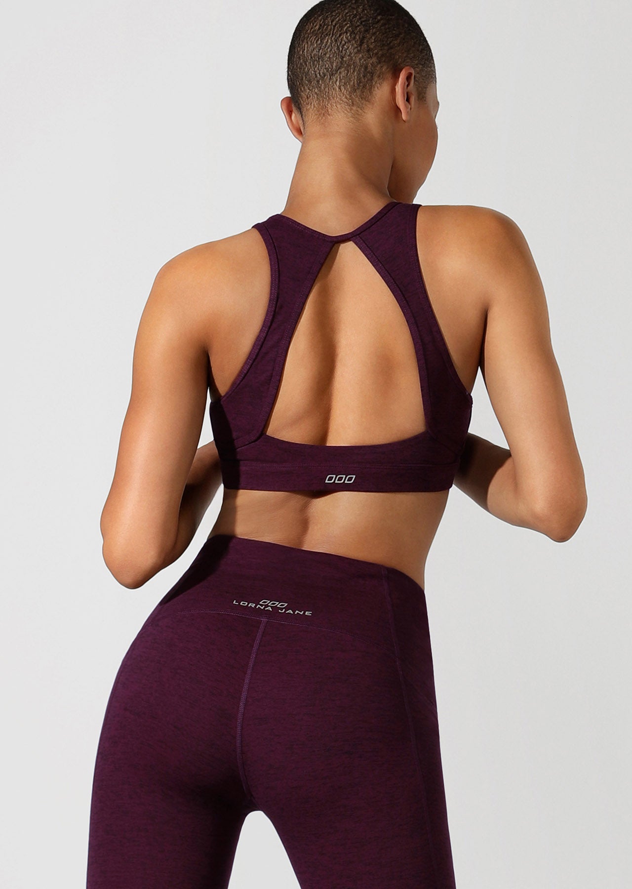 Lorna Jane Bounce Reduction Sports Bra - Pinot Marl