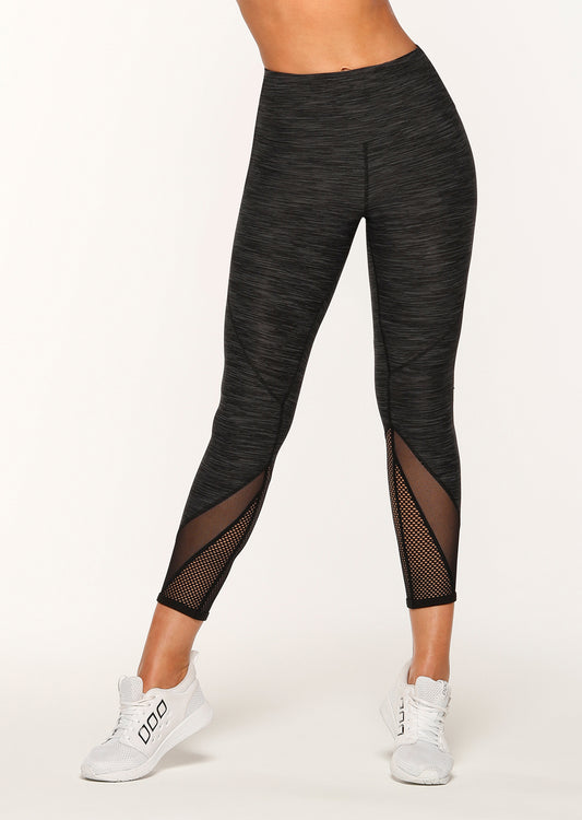 Lorna Jane Brace Core A/B Tight - Black Marl