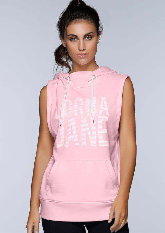 Lorna Jane Breakaway Hoodie - Pastel Pink Marl