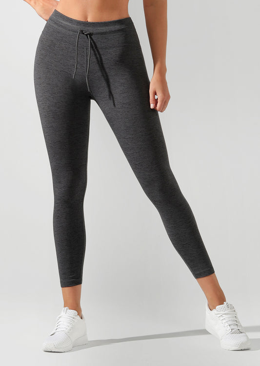 Lorna Jane Cardio Core Ankle Biter Tight - Titanium Marl