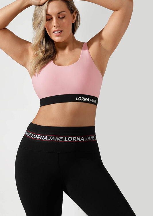 Lorna Jane Cardio Sports Bra - Dusty Rose