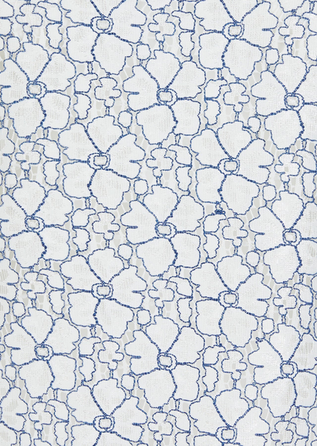 Lorna Jane Chantilly Tank - White/Indigo/Black