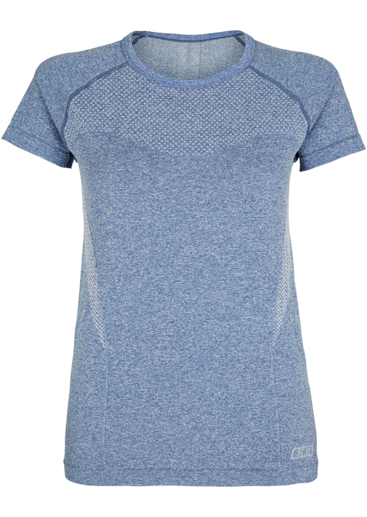 Lorna Jane Charlie S/Slv Seamless Top - Ocean Marl