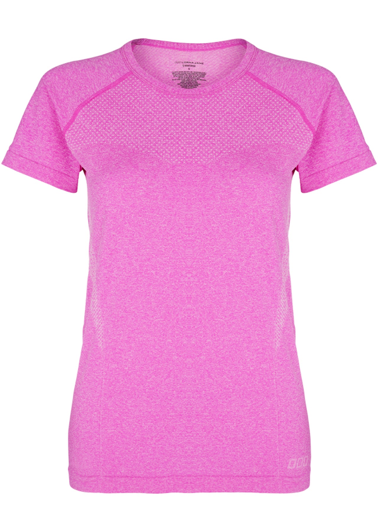 Lorna Jane Charlie S/Slv Seamless Top - Very Fuchsia