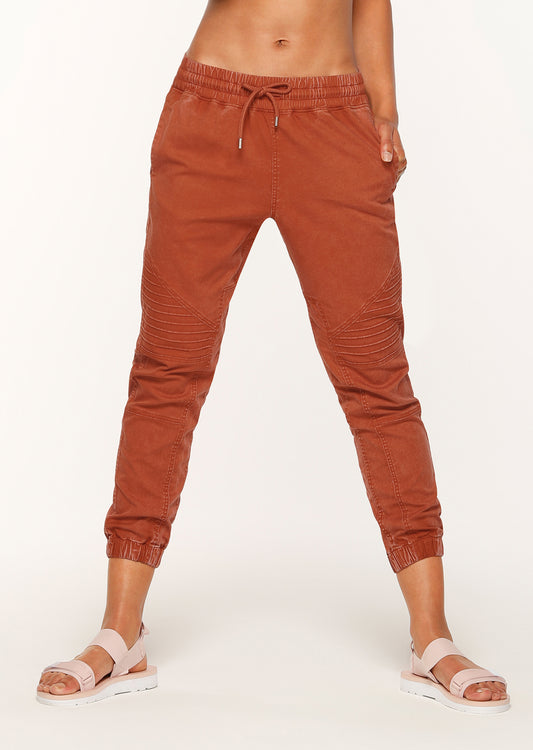 Lorna Jane Classic Easy Wear  F/L Pants - RUST