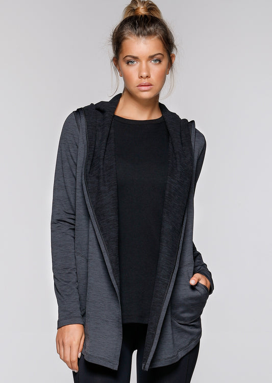 Lorna Jane Cody Jacket - Black Marl