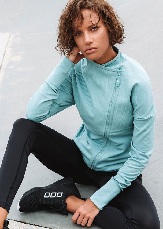 Lorna Jane Comfort Seamless Jacket - Succulent