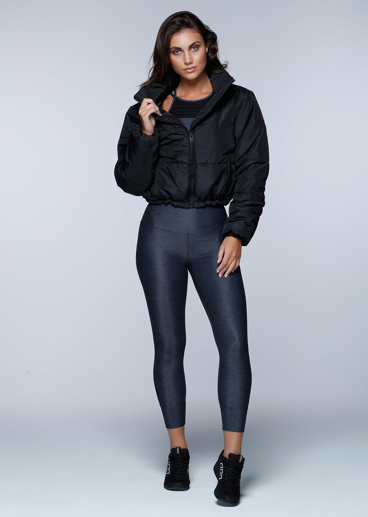 Lorna Jane Commute Puffa Jacket - Black