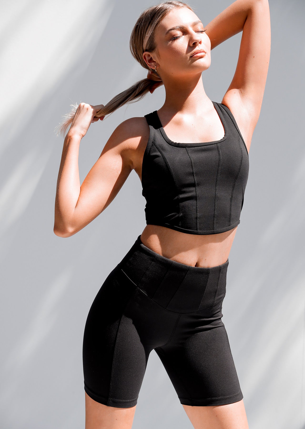 Lorna Jane Curve Defining Bike Shorts - Black