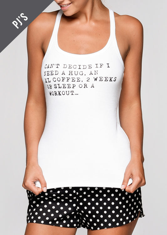 Lorna Jane Decisions PJ Set - White