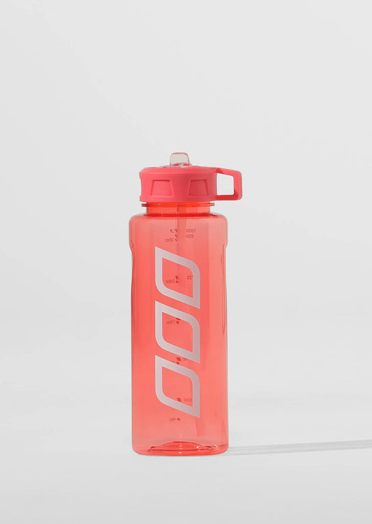Lorna Jane Drink Up! 1L Water Bottle - Dark Pink Grapefruit