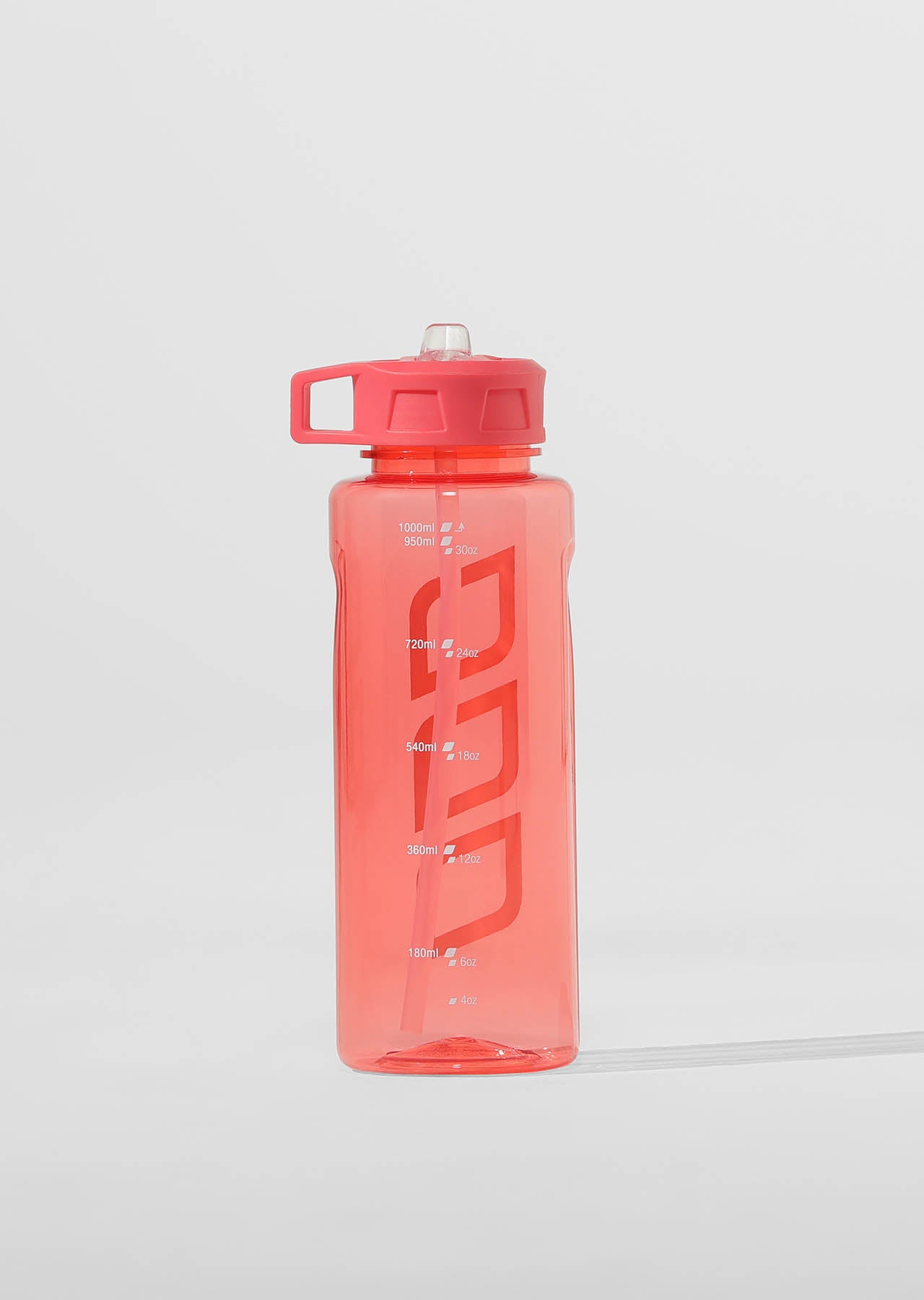 Lorna Jane Drink Up! 1L Water Bottle - Dark Pink Grapefruit