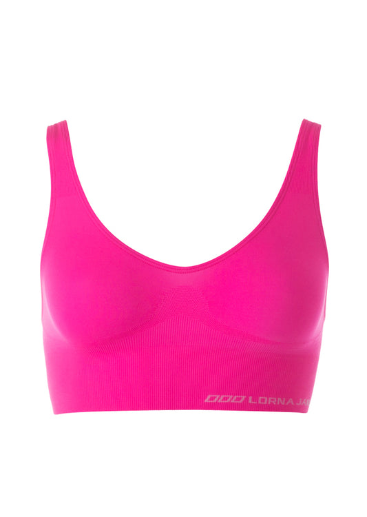 Lorna Jane Extended Seamless Br - Candyland Pink