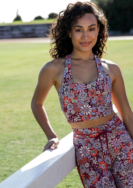 Lorna Jane Flower Child Tank Bra Combo - Flower Child Print