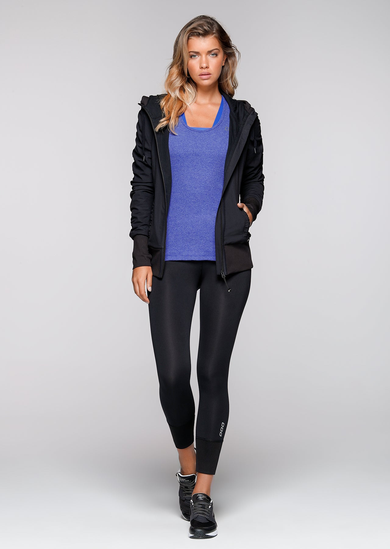 Lorna Jane Frankie Hooded Jacket - Black